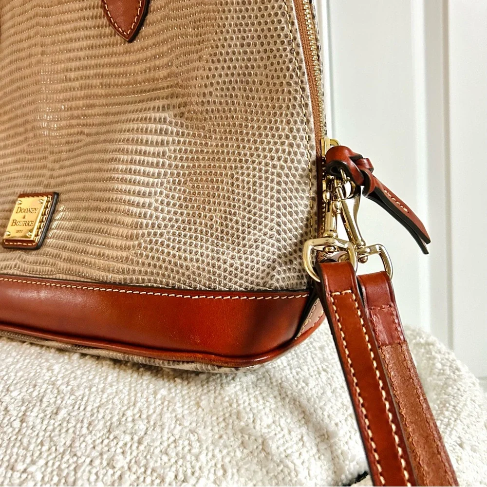 dooney & bourke zip top satchel - Picture 4 of 12